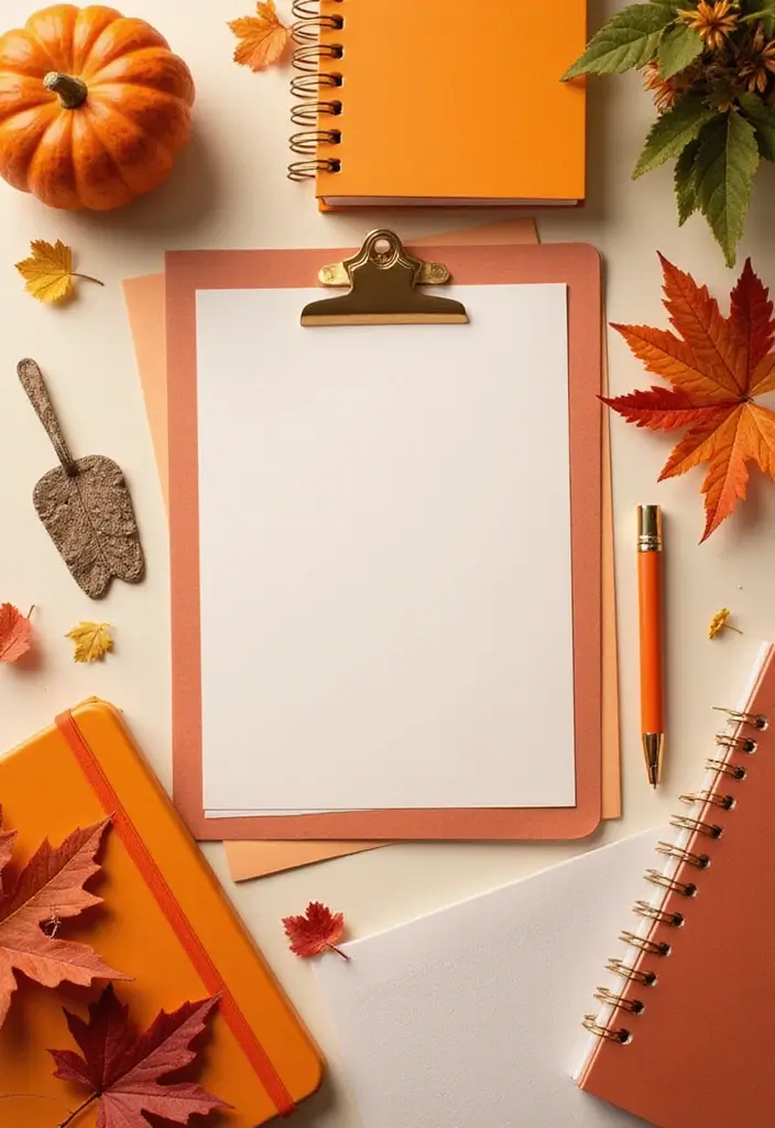 25 Fall Office Decor Ideas That Feel Warm and Seasonal 10 25 Fall Office Decor Ideas That Feel Warm and Seasonal - 10. Fall-themed Office Supplies