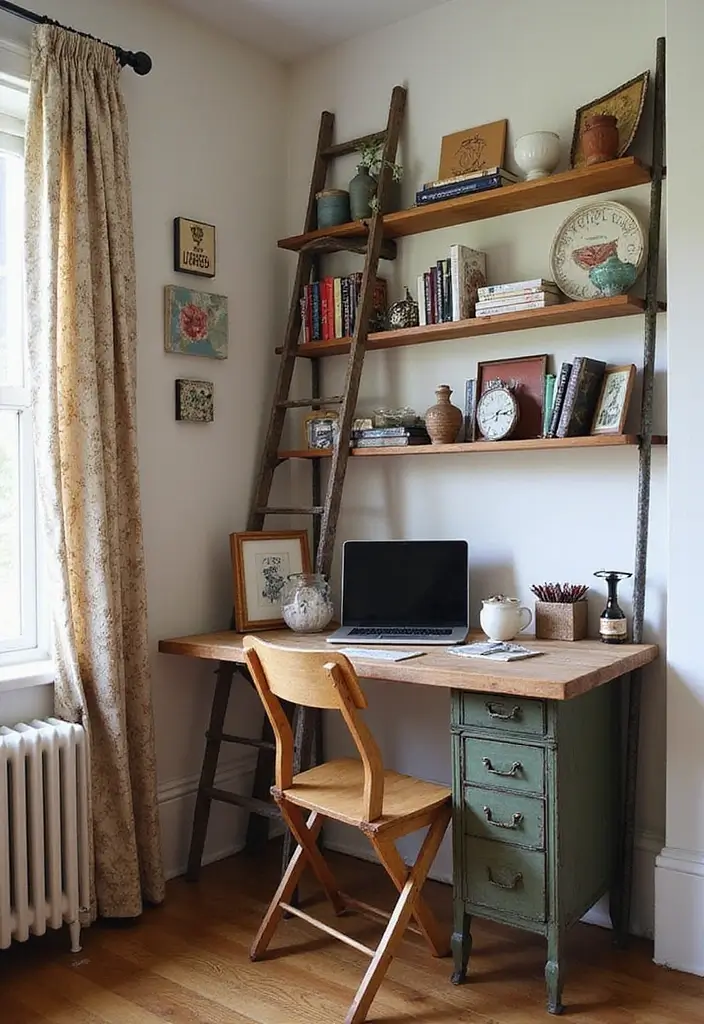 25 Man Cave Office Ideas That Feel Bold and Unique - 16. Repurposed Items