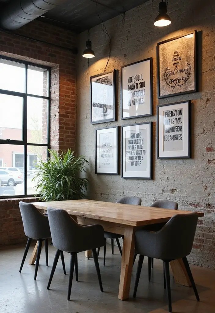 25 Man Cave Office Ideas That Feel Bold and Unique - 25. Inspirational Quotes Wall