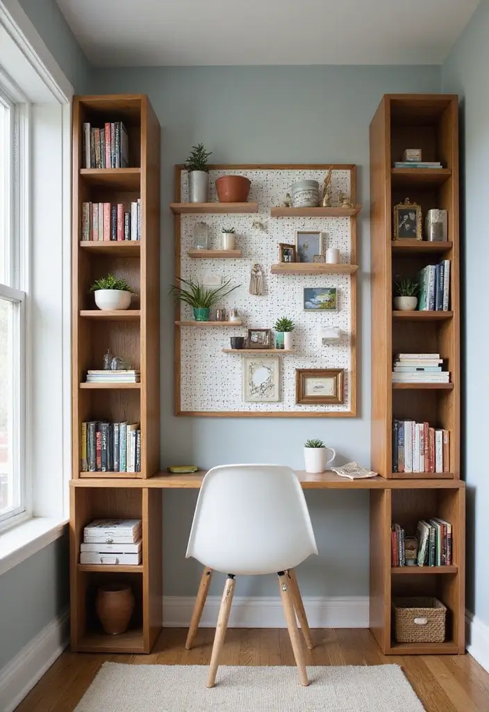 25 Office Nook Ideas That Fit in the Smallest Spaces - 3. Use of Vertical Space