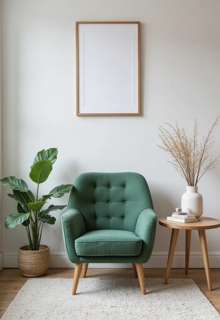25 Sage Green Office Ideas That Feel Calm and Trendy - 8. Sage Green Accent Chairs