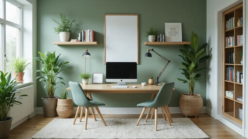 25 Sage Green Office Ideas That Feel Calm and Trendy