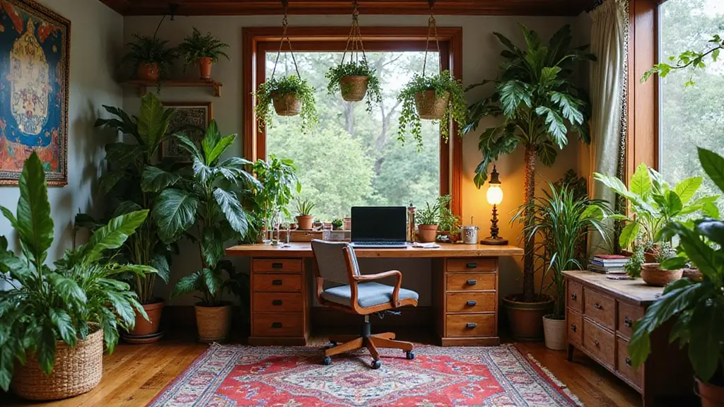 27 Boho Office Ideas That Look Fun and Free