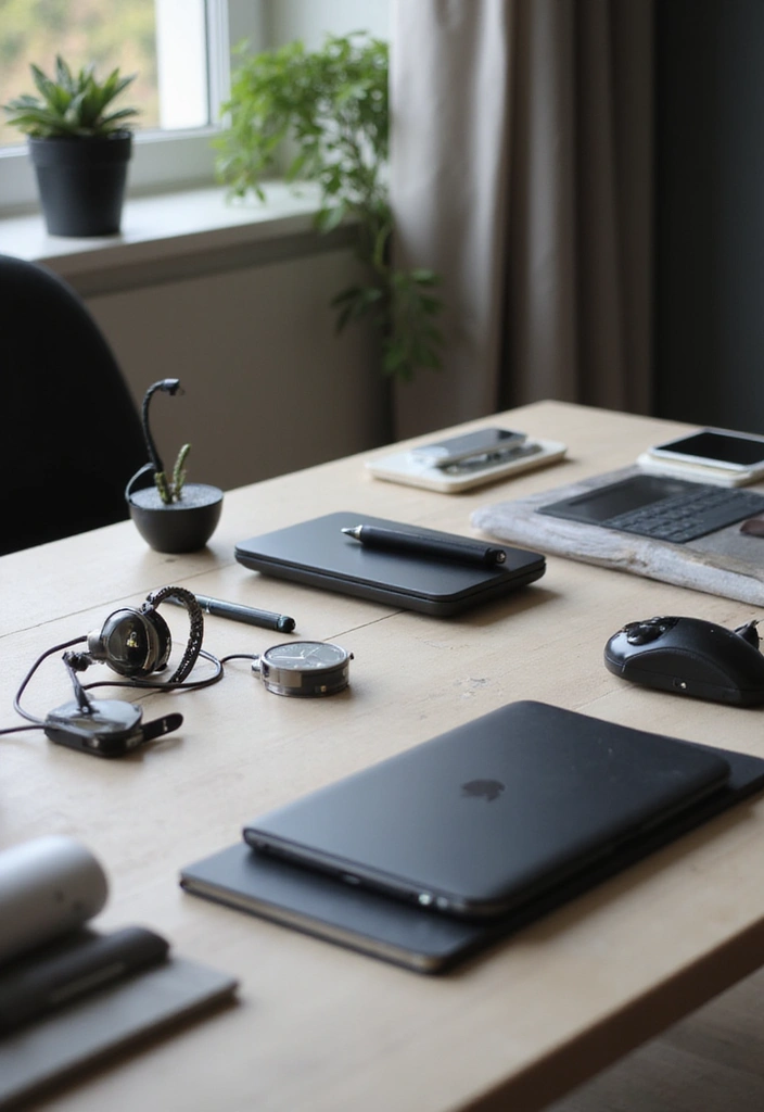 27 Office Desk Decor Ideas That Show Your Personality 17 27 Office Desk Decor Ideas That Show Your Personality - 17. Tech-savvy Gadgets