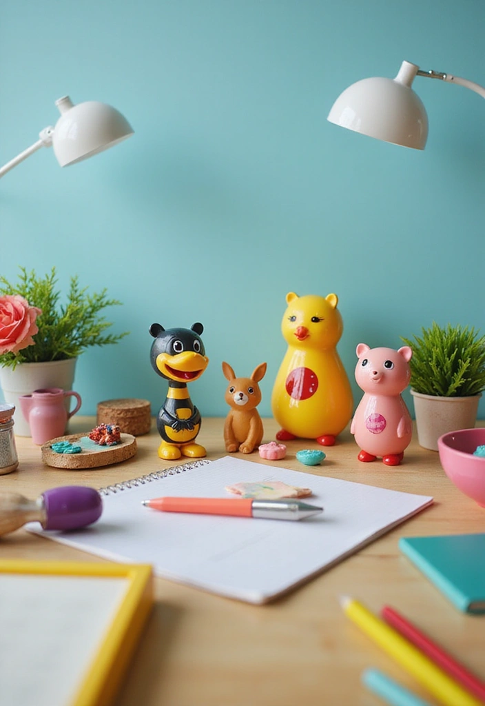 27 Office Desk Decor Ideas That Show Your Personality 20 27 Office Desk Decor Ideas That Show Your Personality - 20. Fun Desk Toys