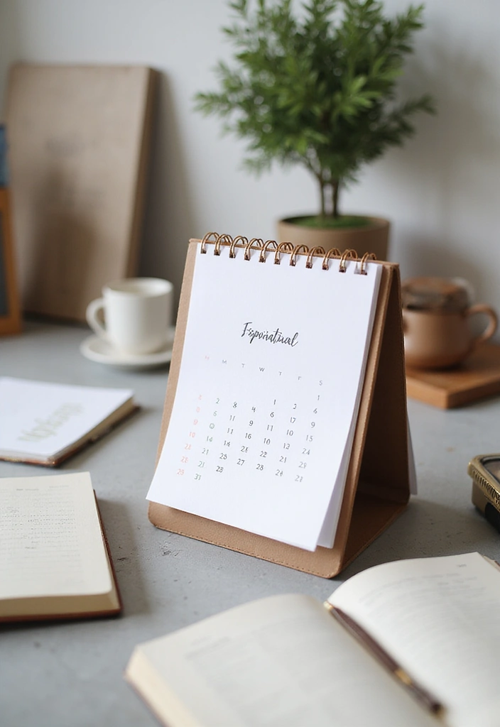 27 Office Desk Decor Ideas That Show Your Personality 22 27 Office Desk Decor Ideas That Show Your Personality - 22. Inspirational Desk Calendar