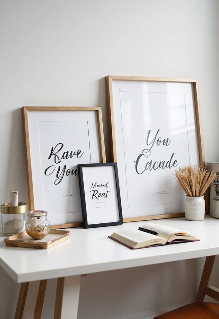 27 Office Desk Decor Ideas That Show Your Personality 5 27 Office Desk Decor Ideas That Show Your Personality - 5. Inspirational Quotes