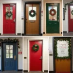 27 Office Door Christmas Decorations That Wow Guests