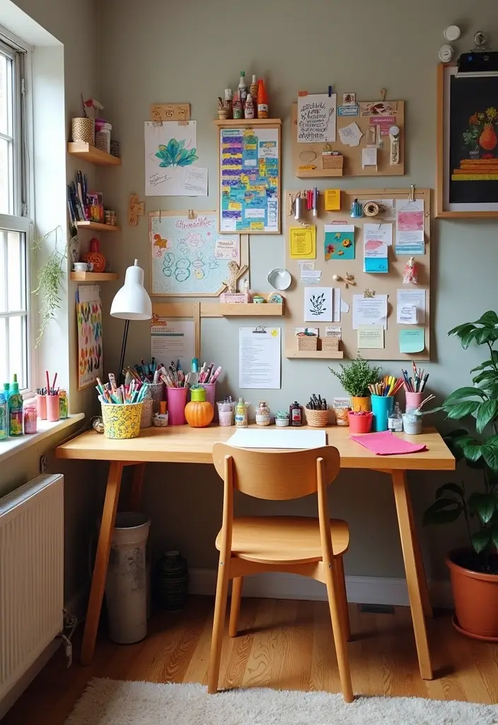 27 Office Playroom Combo Ideas That Parents Will Love 7 27 Office Playroom Combo Ideas That Parents Will Love - 7. Art and Craft Station