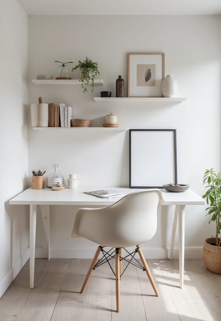 28 Cozy Office Ideas That Make Work Feel Relaxing 24 28 Cozy Office Ideas That Make Work Feel Relaxing - 24. Embrace Minimalism