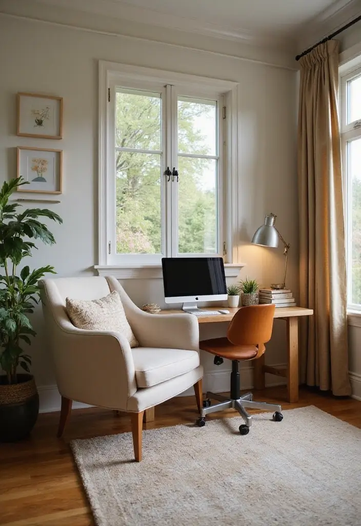 28 Cozy Office Ideas That Make Work Feel Relaxing 26 28 Cozy Office Ideas That Make Work Feel Relaxing - 26. Prioritize Comfort Over Aesthetics