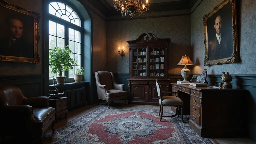 28 Gothic Office Ideas That Look Dramatic and Bold