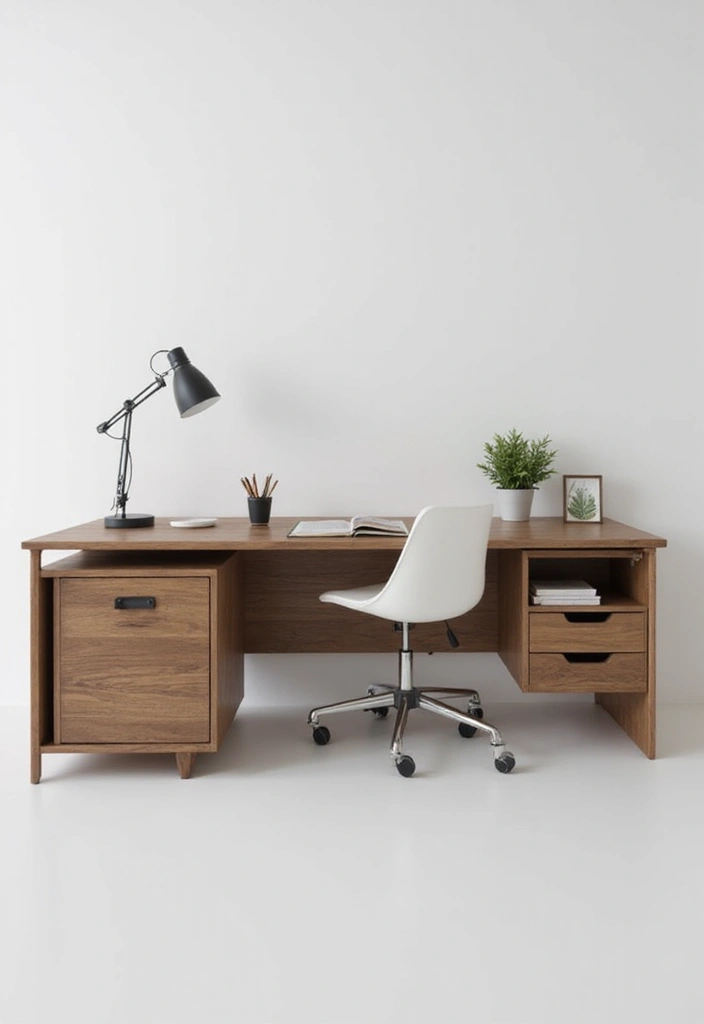 28 Office Desk Organization Ideas That Save Time 19 28 Office Desk Organization Ideas That Save Time - 19. Multi-functional Furniture