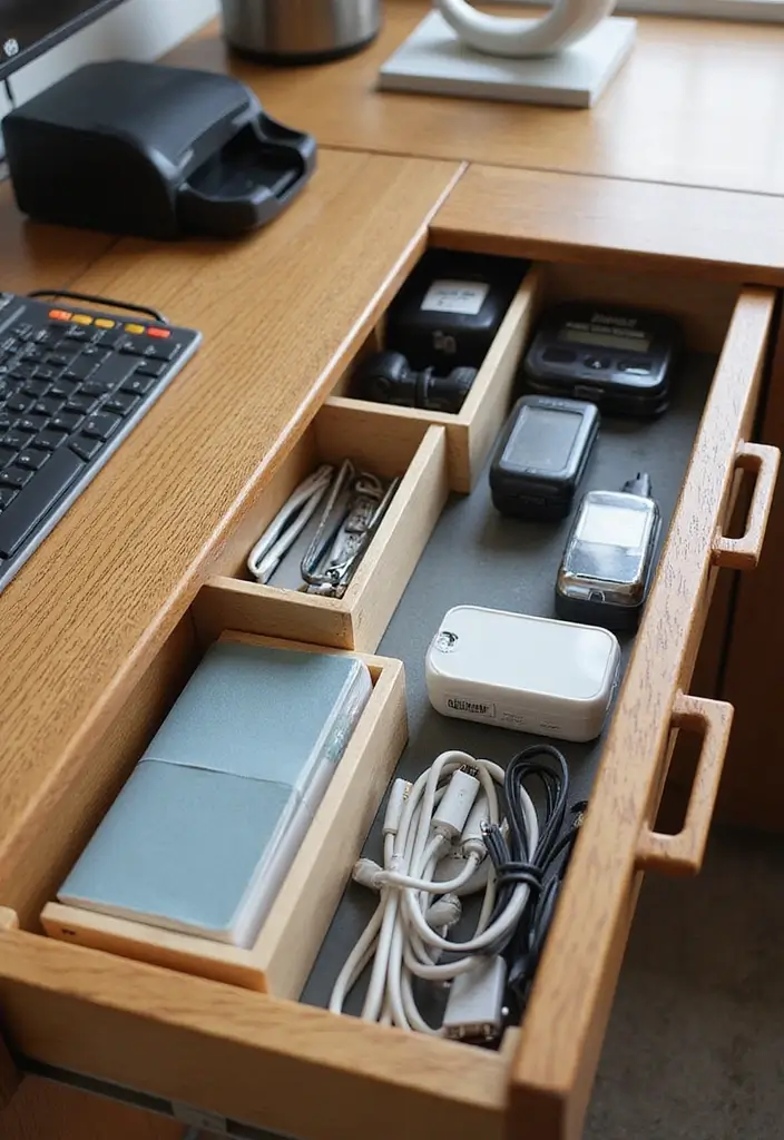 28 Office Desk Organization Ideas That Save Time 2 28 Office Desk Organization Ideas That Save Time - 2. Drawer Dividers for a Tidy Touch