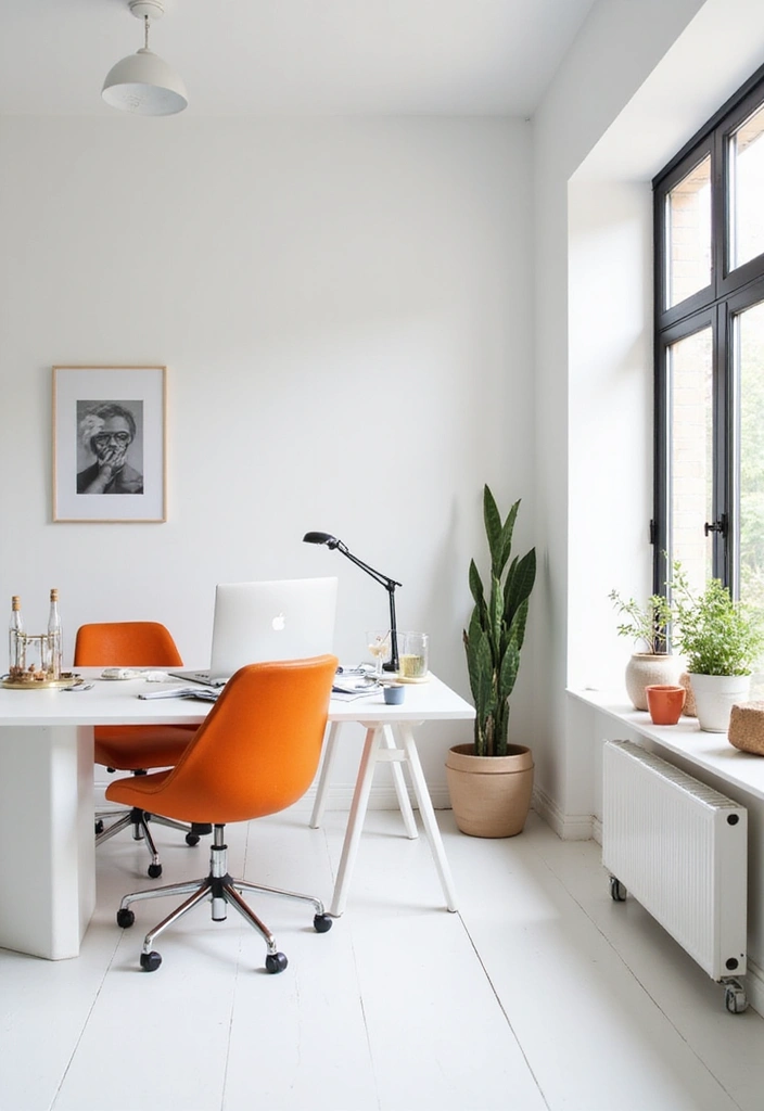 29 Office Paint Colors That Feel Fresh and Productive 18 29 Office Paint Colors That Feel Fresh and Productive - 18. Bright White