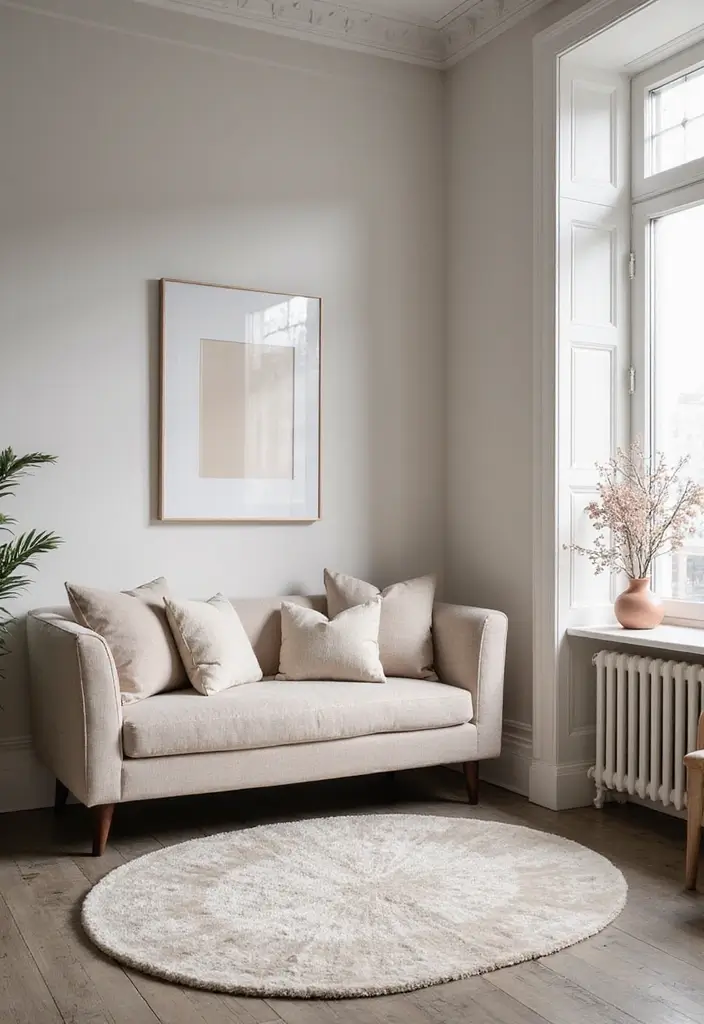 29 Office with Daybed Ideas That Mix Comfort with Work - 22. Monochrome Magic