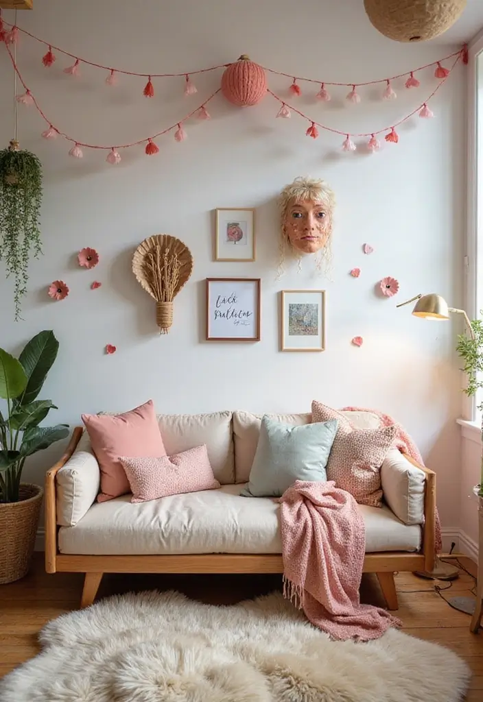 29 Office with Daybed Ideas That Mix Comfort with Work - 29. Whimsical Dreamy Escape