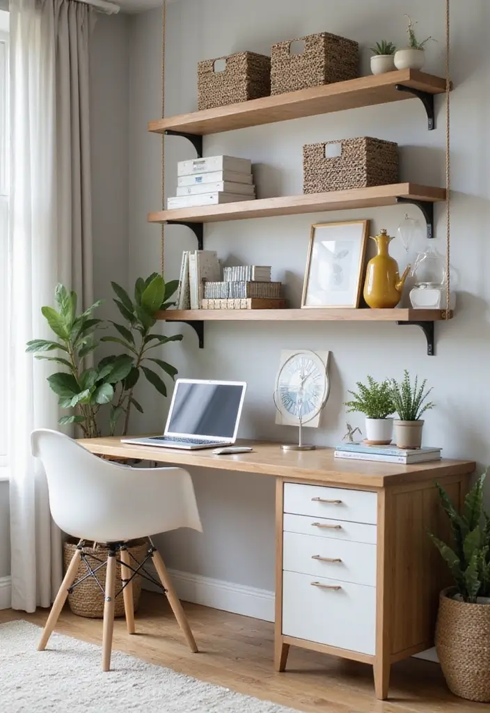 30 Minimalist Office Designs That Look Clean and Calm 15 30 Minimalist Office Designs That Look Clean and Calm - 15. Smart Storage Solutions