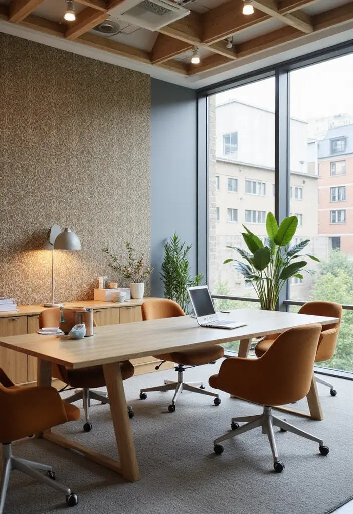 30 Minimalist Office Designs That Look Clean and Calm 17 30 Minimalist Office Designs That Look Clean and Calm - 17. Minimal Patterns