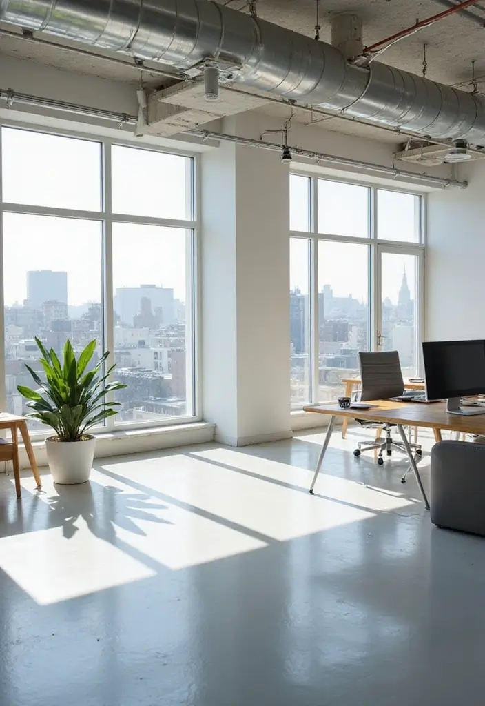30 Minimalist Office Designs That Look Clean and Calm 5 30 Minimalist Office Designs That Look Clean and Calm - 5. Open and Airy Spaces