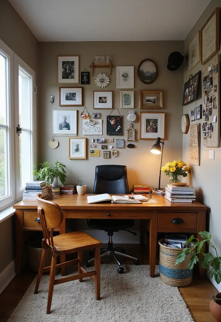 30 Modern Home Office Designs That Look Sleek and Stylish 12 30 Modern Home Office Designs That Look Sleek and Stylish - 12. Personalized Workspace