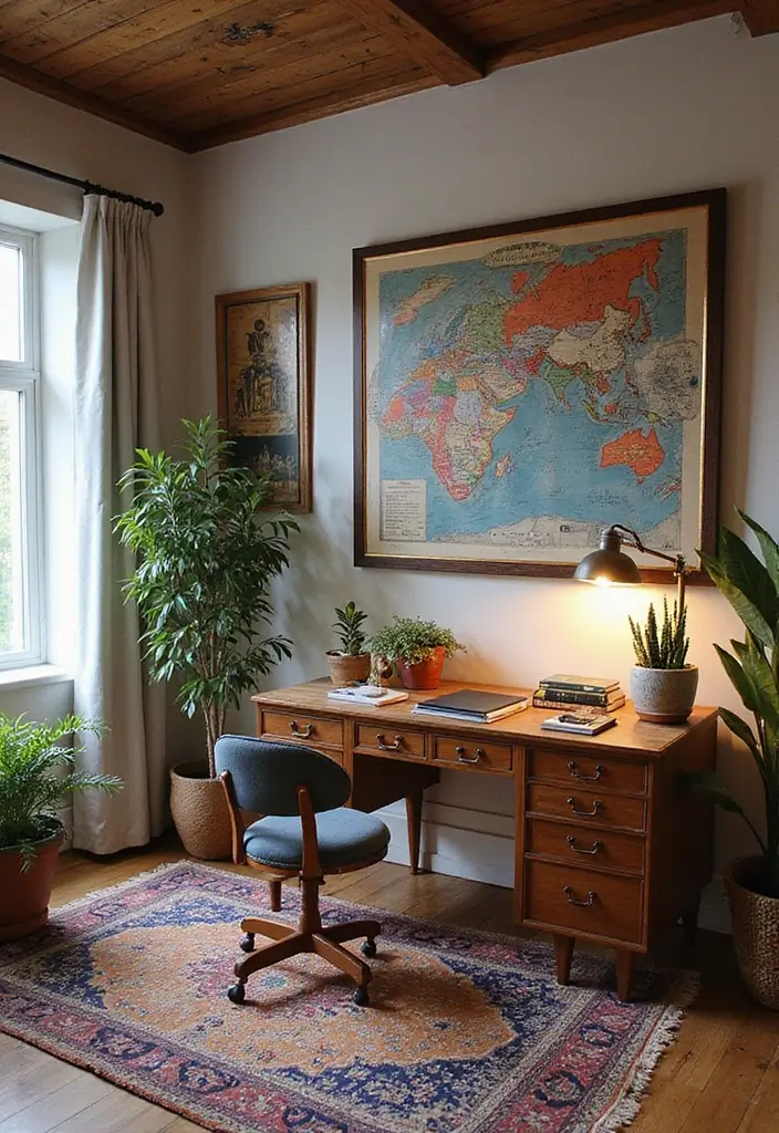 30 Modern Home Office Designs That Look Sleek and Stylish 21 30 Modern Home Office Designs That Look Sleek and Stylish - 21. Global Influence