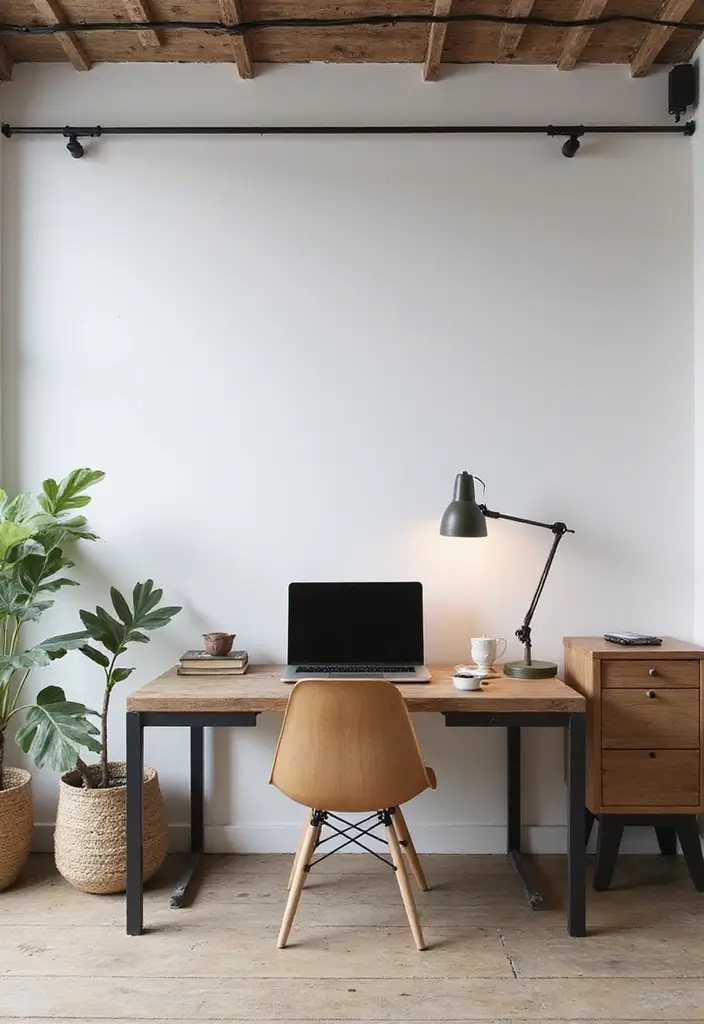 30 Modern Home Office Designs That Look Sleek and Stylish 28 30 Modern Home Office Designs That Look Sleek and Stylish - 28. Minimalist Industrial