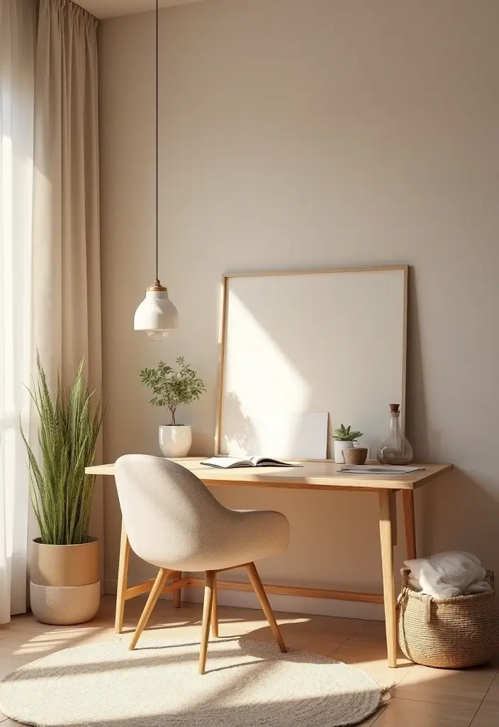 30 Modern Home Office Designs That Look Sleek and Stylish 3 30 Modern Home Office Designs That Look Sleek and Stylish - 3. Cozy Minimalism