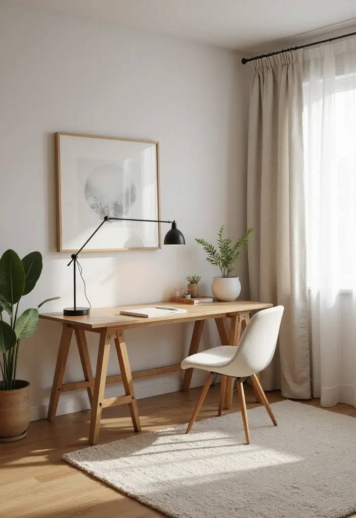 30 Modern Home Office Designs That Look Sleek and Stylish 6 30 Modern Home Office Designs That Look Sleek and Stylish - 6. Zen Workspace