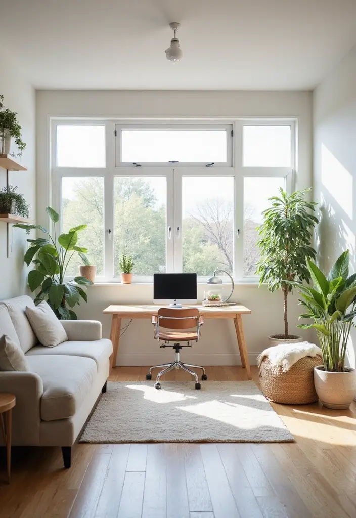 30 Modern Home Office Designs That Look Sleek and Stylish 9 30 Modern Home Office Designs That Look Sleek and Stylish - 9. Bright and Airy