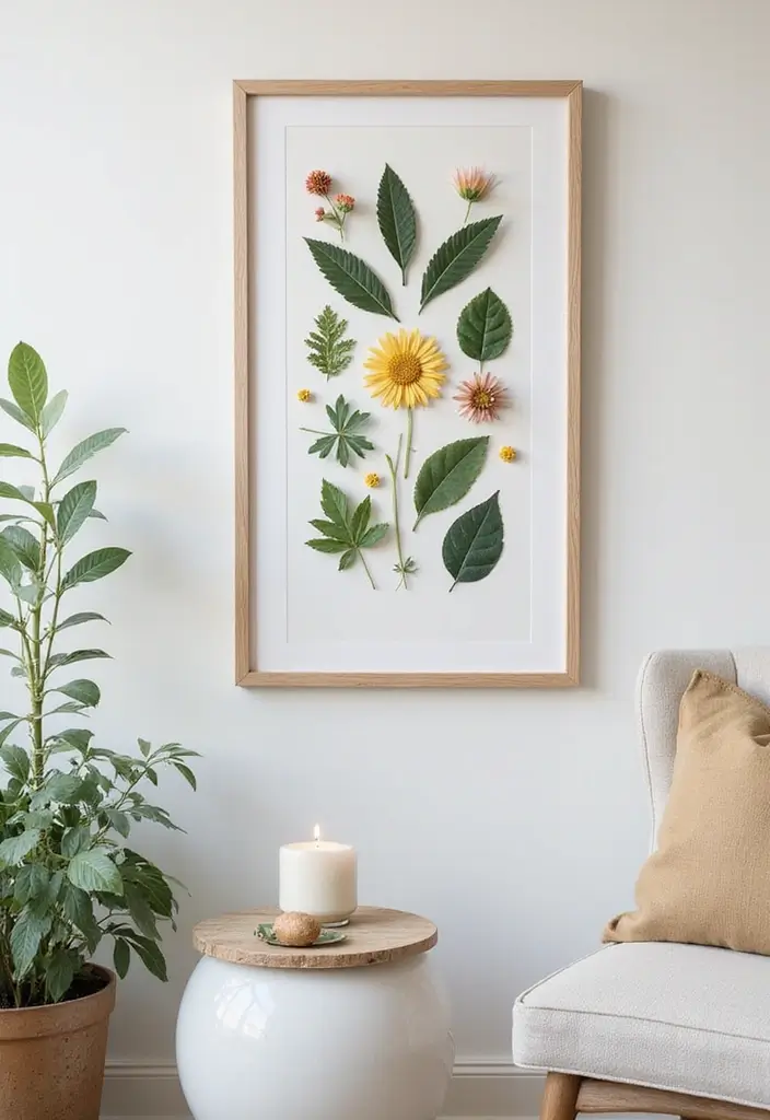 30 Office Wall Decor Ideas That Everyone Will Notice 25 30 Office Wall Decor Ideas That Everyone Will Notice - 25. Modern Collage with Natural Elements