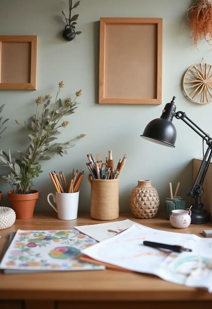 30 Rustic Office Ideas That Bring a Warm Farmhouse Vibe - 15. DIY Projects