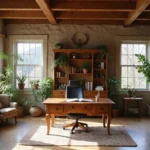 30 Rustic Office Ideas That Bring a Warm Farmhouse Vibe