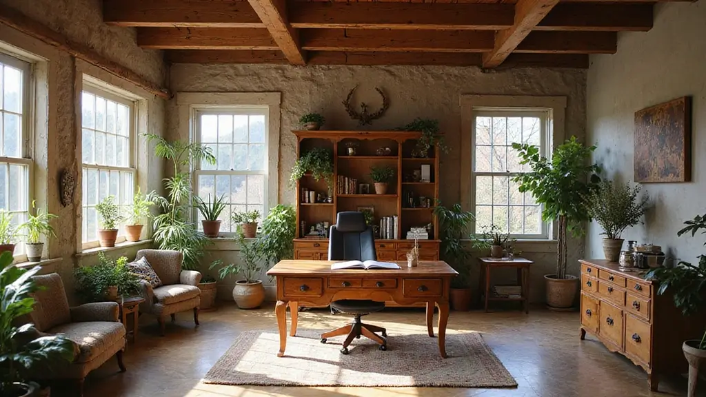 30 Rustic Office Ideas That Bring a Warm Farmhouse Vibe