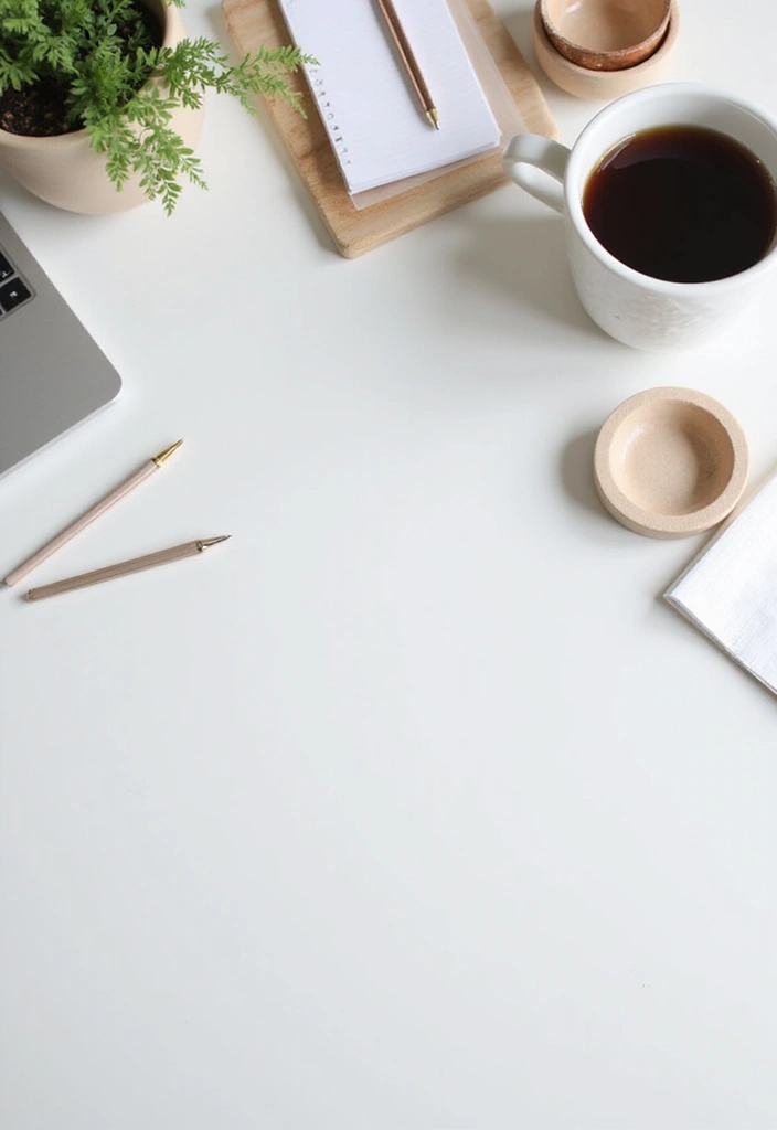 30 Small Space Office Designs That Make Room for Productivity - 21. Minimalist Desk Accessories