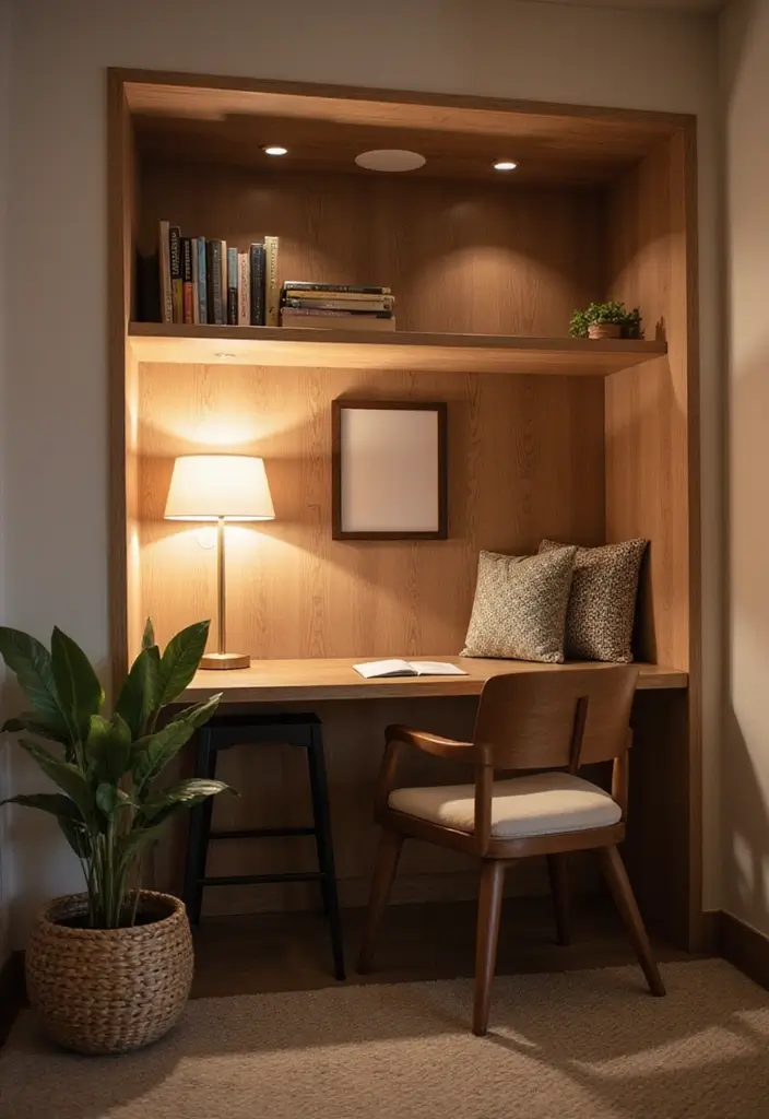 30 Small Space Office Designs That Make Room for Productivity - 7. Cozy Nook