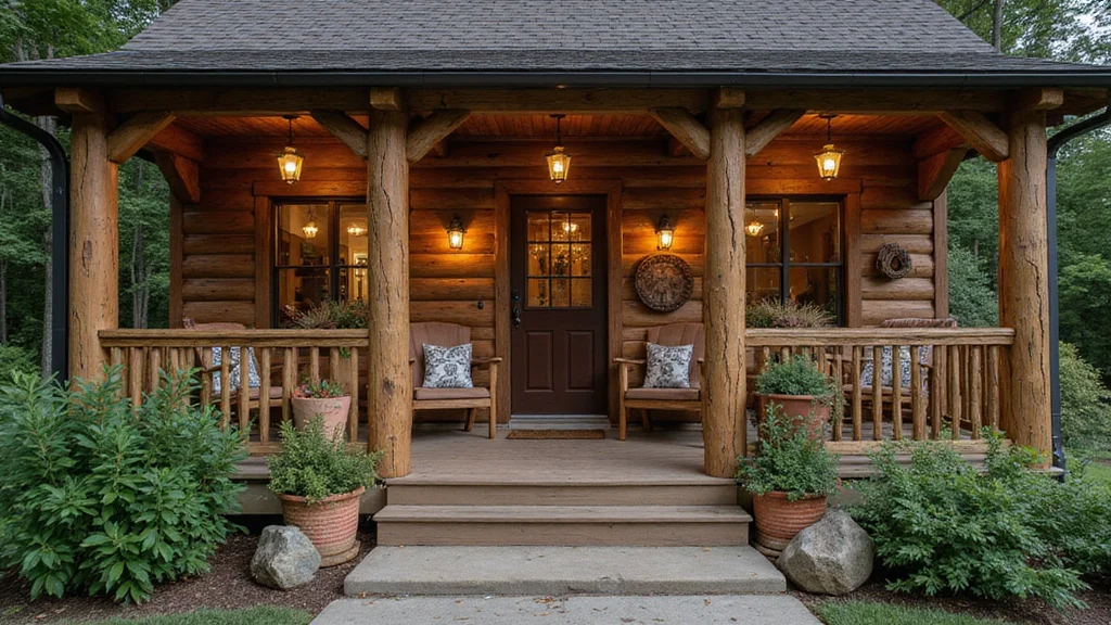 10 Cabin Front Porch Ideas for Natural Rustic Comfort