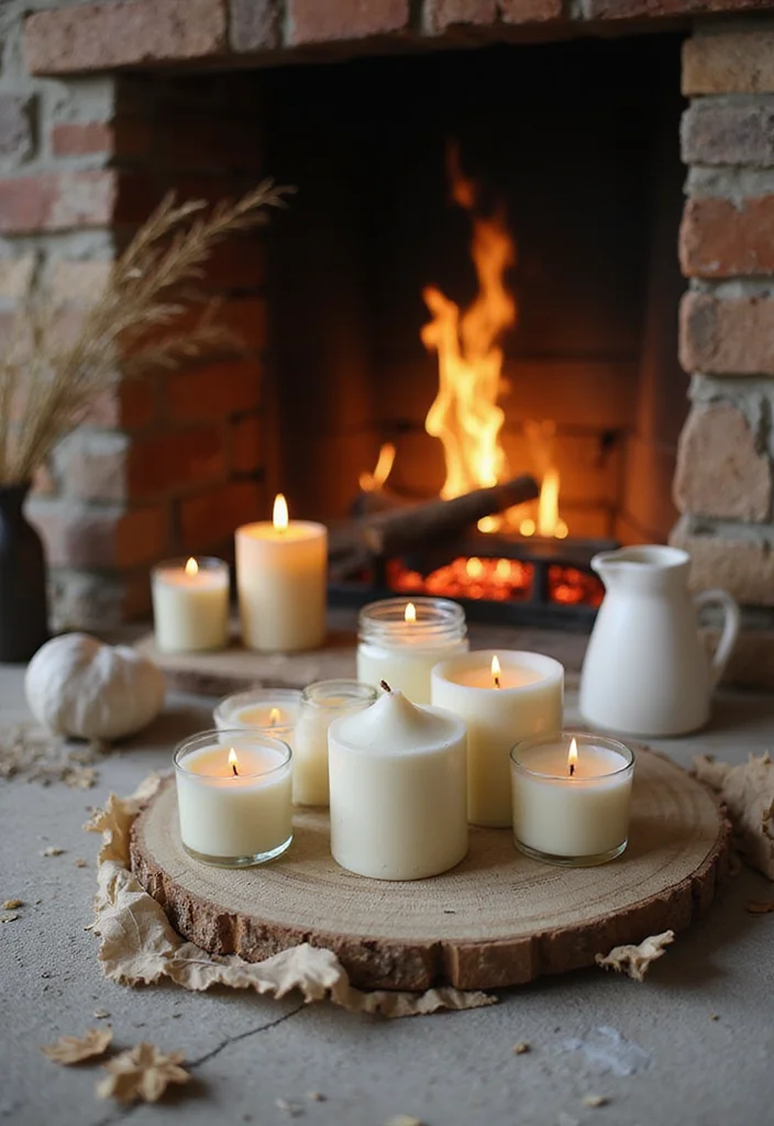 10 Candles in Fireplace Ideas for Cozy Safe Glow - 10. DIY Candle Projects