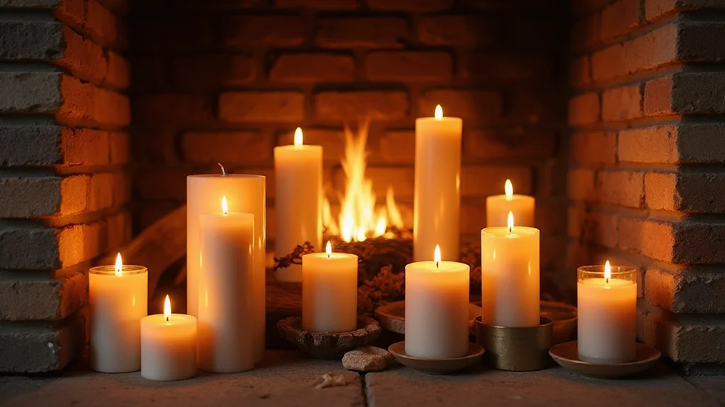 10 Candles in Fireplace Ideas for Cozy Safe Glow
