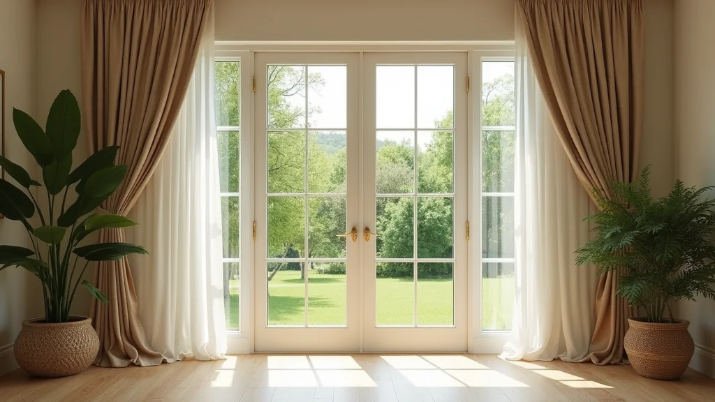 10 French Door Curtain Ideas for Privacy and Light Balance