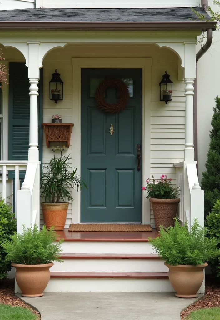 10 Front Porch Extension Ideas for Added Space and Function - 9. Make Use of Railings