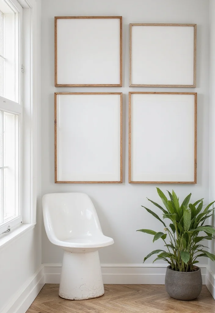 10 Small Wall Decor Ideas for Compact Stylish Accents - 10. Vintage Frames with Art Prints