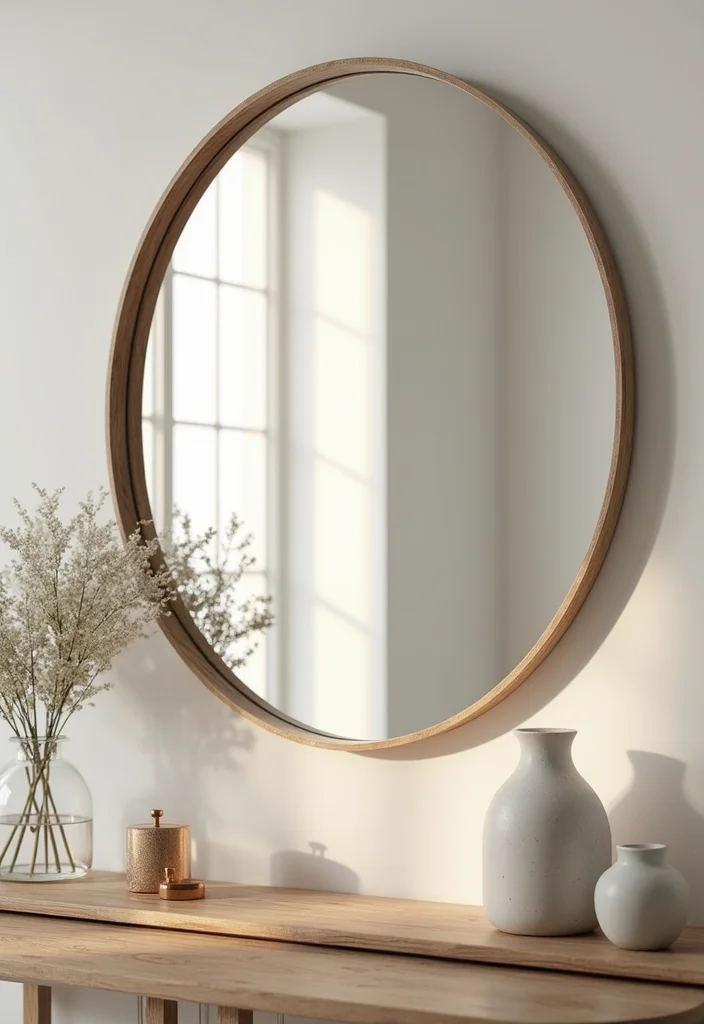 10 Small Wall Decor Ideas for Compact Stylish Accents - 4. Stylish Mirrors to Amplify Space