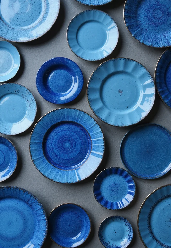 10 Wall Plate Decor Ideas for Artistic Arrangements - 7. Monochromatic Magic