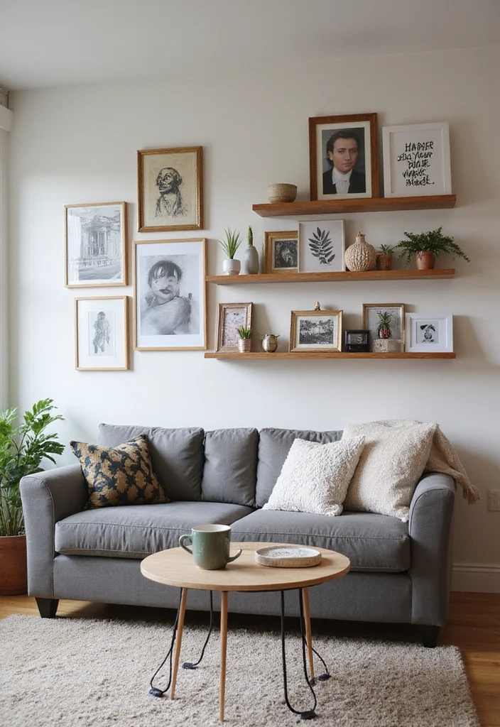 12 Basement Apartment Ideas for Functional Private Living - 7. Personalize with Art