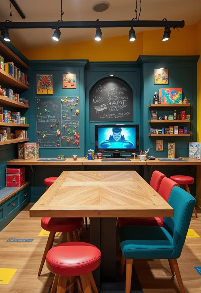 12 Basement Rec Room Ideas for Fun Family Activities - 1. Game Zone Galore