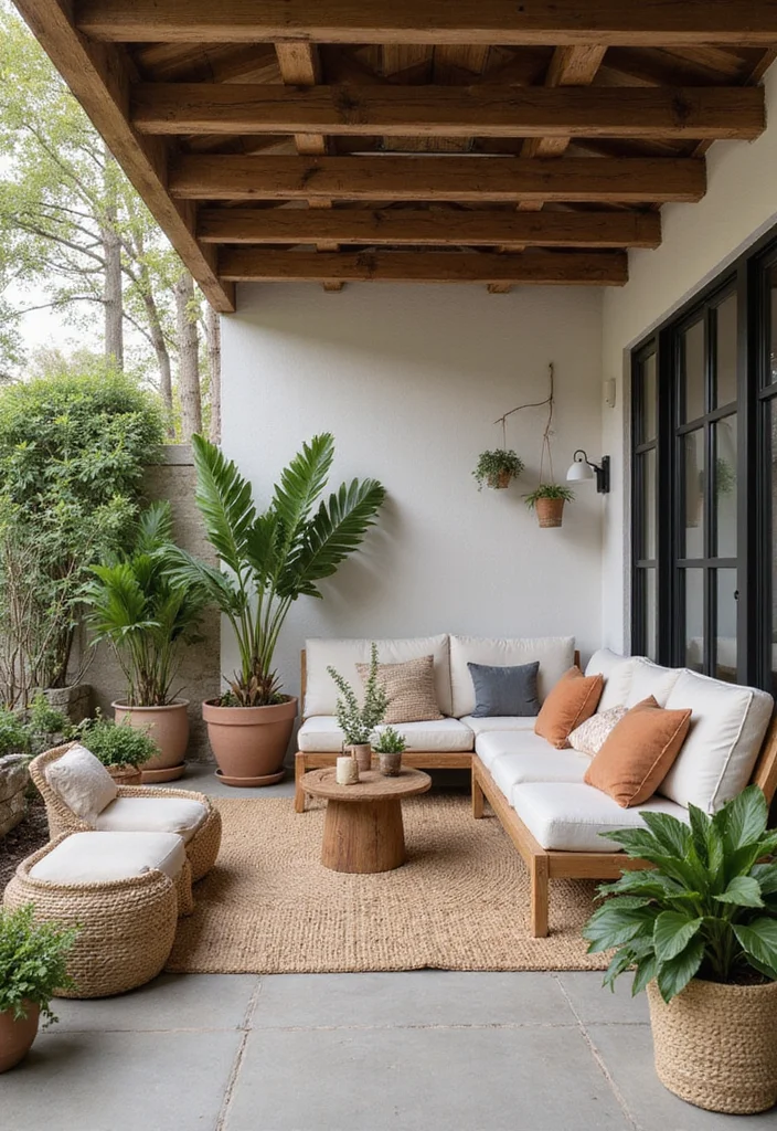 12 Basement Rec Room Ideas for Fun Family Activities - 11. Outdoor-Inspired Lounge