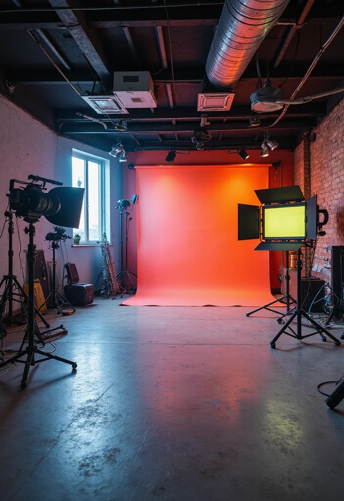 12 Basement Studio Ideas for Creative Productive Space - 8. Video Production Studio