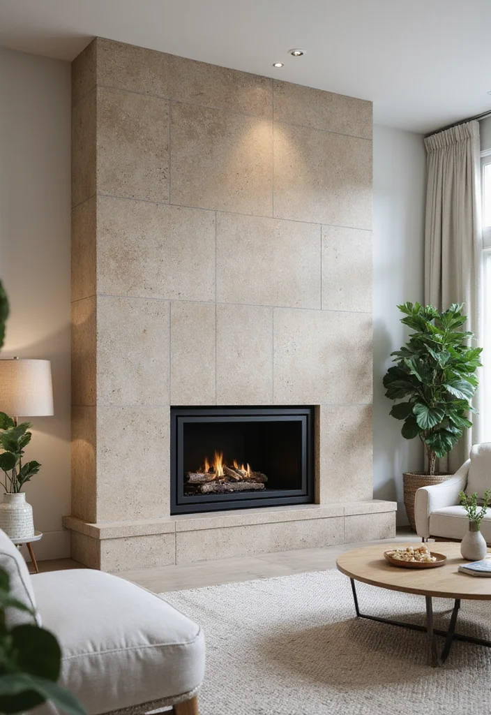 12 Black Fireplace Ideas for Bold Modern Drama - 3. Minimalist Black Insert Fireplace