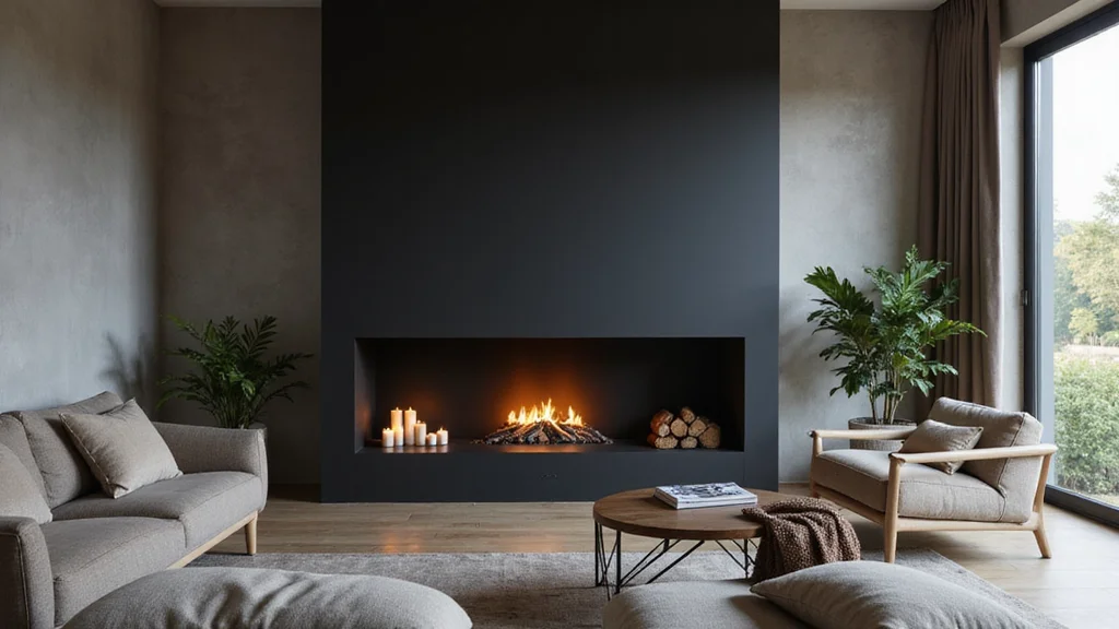 12 Black Fireplace Ideas for Bold Modern Drama